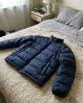 The original photo — puffer jacket.