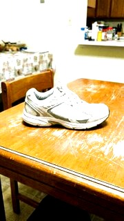 The original photo — sneakers.